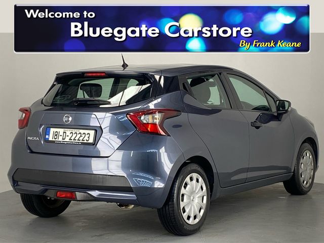 Image for 2018 Nissan Micra 1.0 S 4DR**SEMI DIGITAL DASH**BLACK CLOTH INTERIOR**AIR CONDITIONING**ELECTRIC WINDOWS**ELECTRIC MIRRORS**ISOFIX**FINANCE AVAILABLE**HISTORY CHECKED**NCT 02/26**