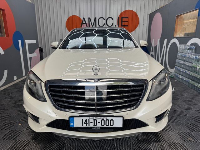 Image for 2014 Mercedes-Benz S Class 2014 MERCEDES-BENZ S400HV AMG SPOILER AUTOMATIC 3.5 / CRUISE CONTROL / PARKING CAMERA / ELECTRIC MEMORY & HEATED SEATS / PANORAMIC SUNROOF/ AMBIENT LIGHTS/PADDLE SHIFTERS AND MORE