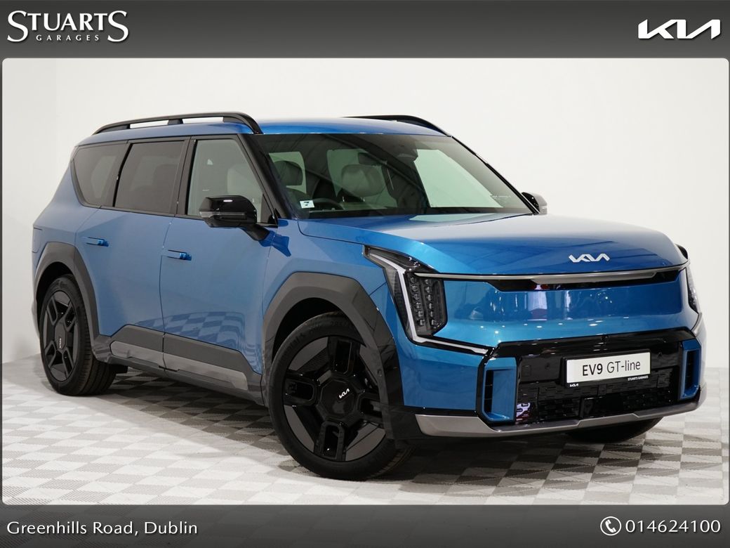 Image for 2025 Kia EV9 GT Line 7 Seat AWD FINISHED IN OCEAN BLUE METALLIC WITH BLACK LEATHER 