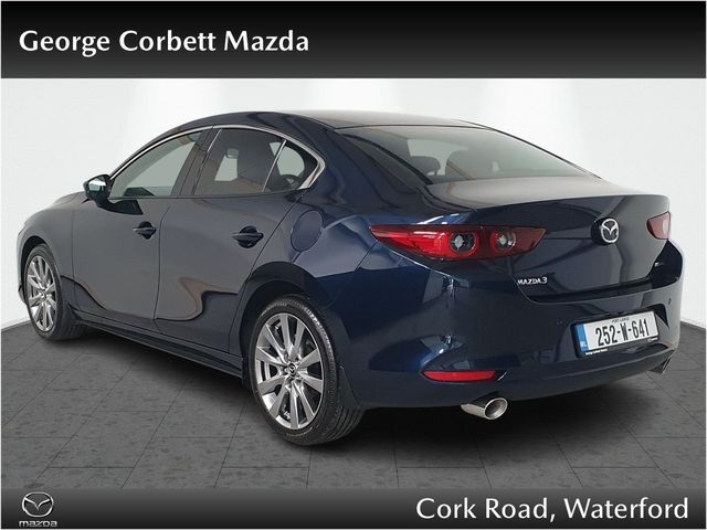 Image for 2025 Mazda Mazda3 Exclusive-Line Sunroof e-Skyactiv-X 186PS 6MT FWD (From €112 per week)