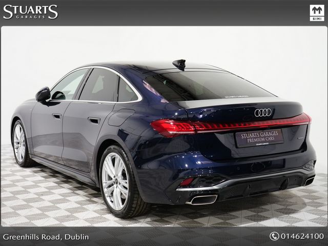 Image for 2026 Audi A5 **ONLY 400KM** A5 S/LINE QUATTRO TFSIe PHEV. FIRMAMENT BLUE METALLIC WITH FULL BLACK LEATHER, 19” ALLOYS, 25.9kw BATTERY GIVING 110KM OF EV RANGE 