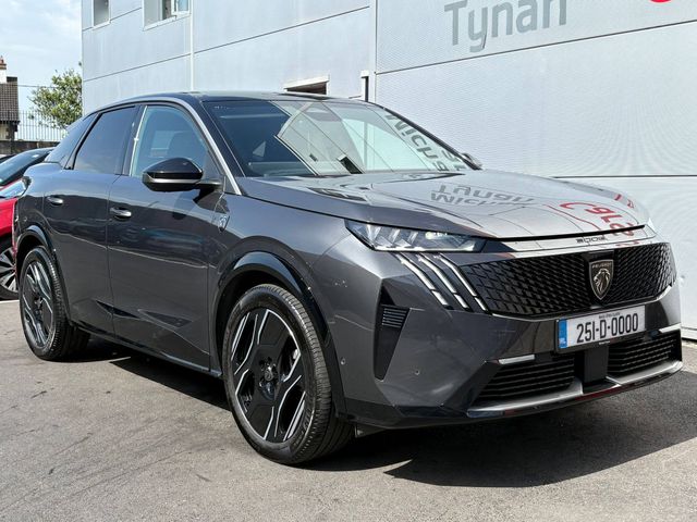 Image for 2025 Peugeot 3008 GT Line 73kwh Auto (210bhp) Tinted Glass, 20" Alloys, Camera, CarPlay, 1/2 Leather - First Registered March 2025 - Trade in Price €32, 888