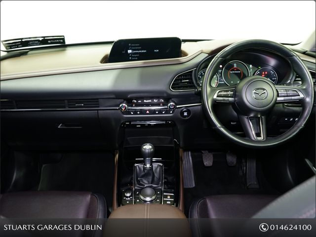 Image for 2020 Mazda CX-30 M Hybrid GT 4DR 2.0 PETROL 122PS GT DEEP CRYSTAL BLUE WITH BLACK LEATHER* LEATHER ELECTRIC HEATED MEMORY SEATS, ELECTRIC TAILGATE, HEADS UP, SAT NAV, DUAL ZONE CLIMATE, CARPLAY / ANDROID AUTO, 2 X U