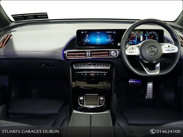 Image for 2023 Mercedes-Benz EQC **PREMIUM PLUS** 400 AMG LINE: SELENITE GREY METALLIC, ARTICO LEATHER, SUNROOF, 360 CAMERA, HEADS UP DISPLAY, 21” DIAMOND CUT TURBINE ALLOYS, KEYLESS ENTRY