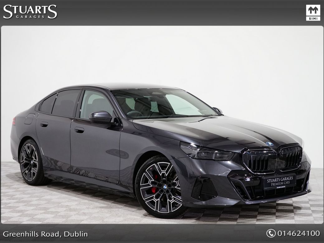 Image for 2026 BMW 5 Series 3 X PACKS: PRO PACK, TECH PACK, COMFORT PACK AND 20” 939 AERO ALLOYS, SOPHITSO GREY METALLIC WITH BLACK VEGANZA INTERIOR