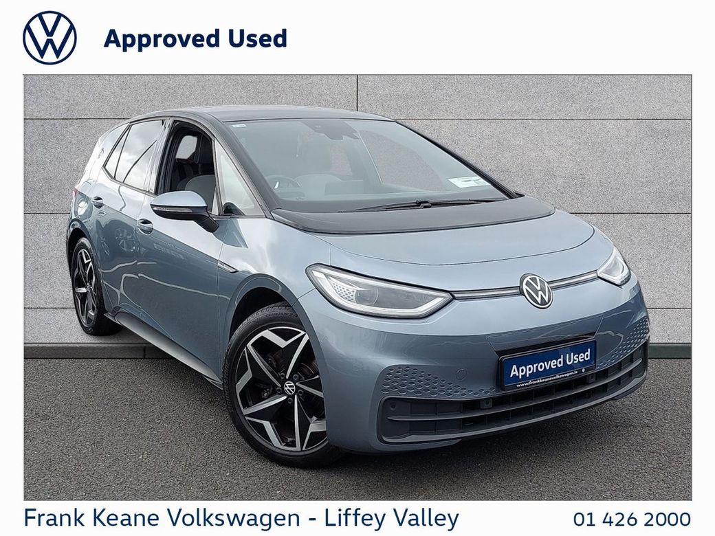 Image for 2021 Volkswagen ID.3 58KWH STYLE 204HP *STONEWASH BLUE METALLIC* *18" ALLOYS* *HEATED SEATS* *CARPLAY / ANDROID AUTO* *BATTERY CERTIFIED* *PCP FINANCE AVAILABLE*