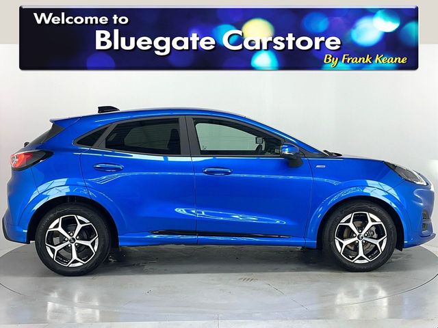 Image for 2025 Ford Puma ST-LINE 5DR 1.0T 125 MHEV**DIGITAL DASH**HEATED MULTIFUNCTIONAL STEERING WHEEL**FRONT HEATED SEATS**TOUCH SCREEN MEDIA DISPLAY**APPLE CARPLAY**NAVIGATION**REVERSE CAMERA**PARKING SENSORS*17INCH ALLOY*