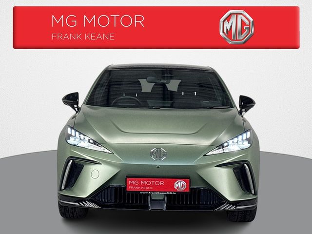 Image for 2024 MG MG4 X POWER RACING GREEN 435BHP 64KWH AUTO **HEATED ALCANTARA SEATS**18" DIAMOND CUT ALLOY WHEELS WITH TANZANITE ORANGE CALLIPERS**2 TONE ROOF**HEATED STEERING WHEEL**APPLE CARPLAY**TOUCH SCREEN DISPLAY**