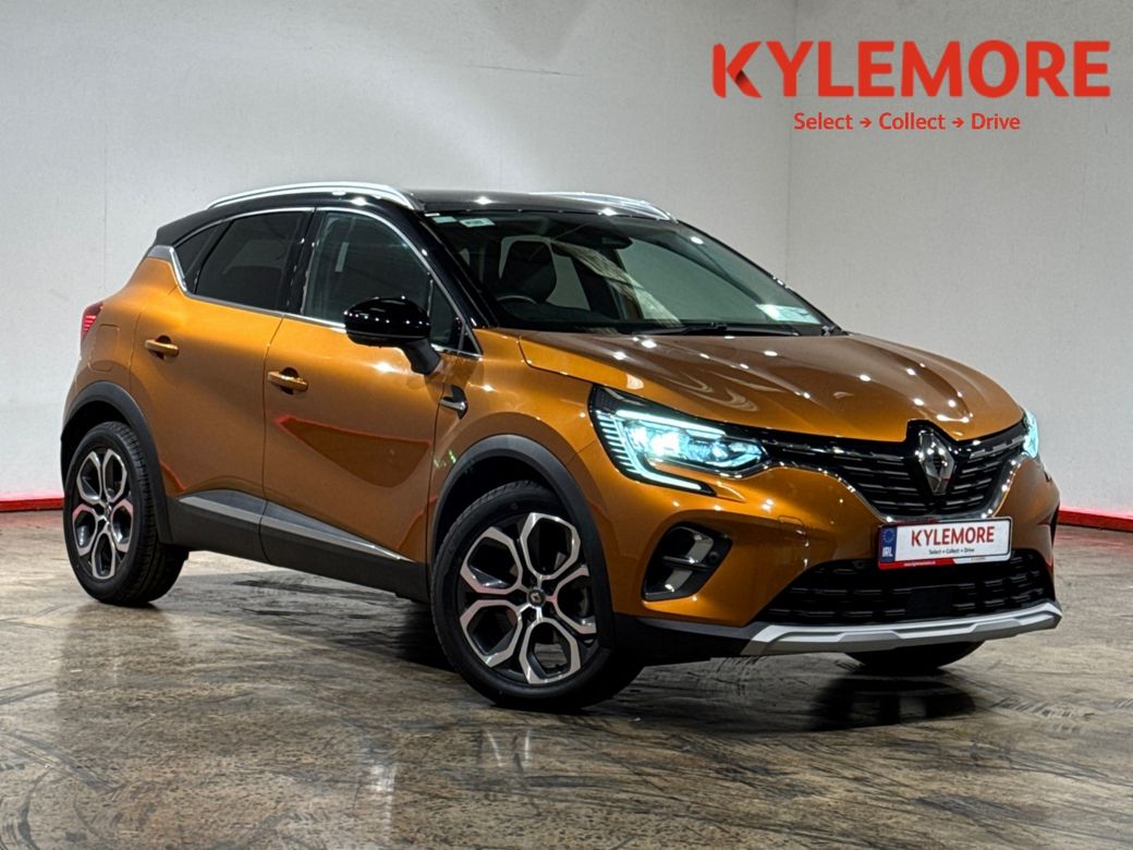 Image for 2021 Renault Captur 1.3 AUTOMATIC INTENS TECHPACK - ORANGE/BLACK TWO-TONE - 18'' FACTORY ALLOYS - HALF BLACK LEATHER - POWER SEATS - REAR CAMERA/PARKING RADAR
