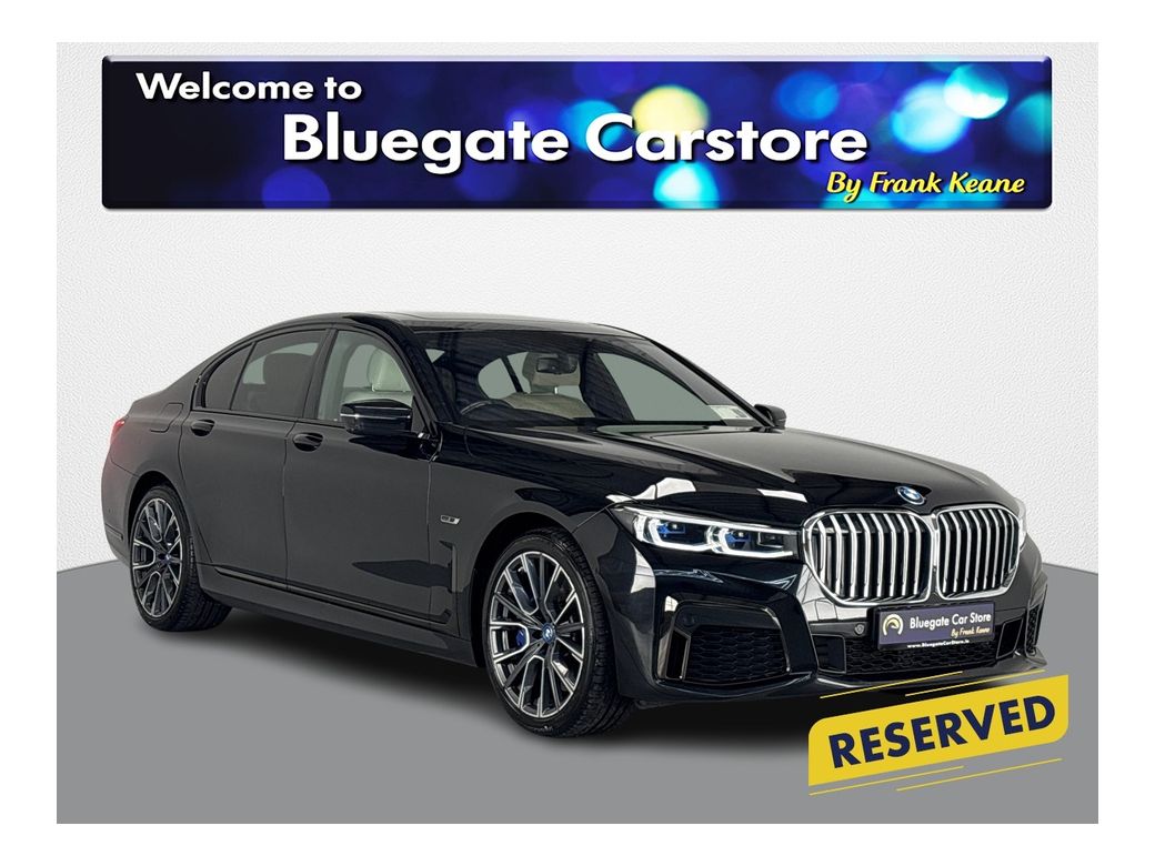 Image for 2022 BMW 7 Series 745E E LCI**PANORAMIC SUNROOF**HEATED MULTIFUNCTIONAL STEERING WHEEL**FRONT HEATED ELECTRIC SEATS**REAR HEATED SEATS**SOFT CLOSING DOORS**HARMON KARDON**APPLE CARPLAY**ELECTRIC TAILGATE**