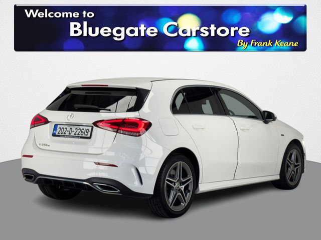 Image for 2020 Mercedes-Benz A Class A250 E AMG LINE 5DR AUTO **FULL BLACK HALF LEATHER INTERIOR**TOUCHSCREEN INFOTAINMENT SCREEN**FULLY DIGITAL DASH**BLUETOOTH AUDIO**LANE ASSIST**ACTIVE BRAKE ASSIST**REVERSE CAMERA**PARKING SENSORS
