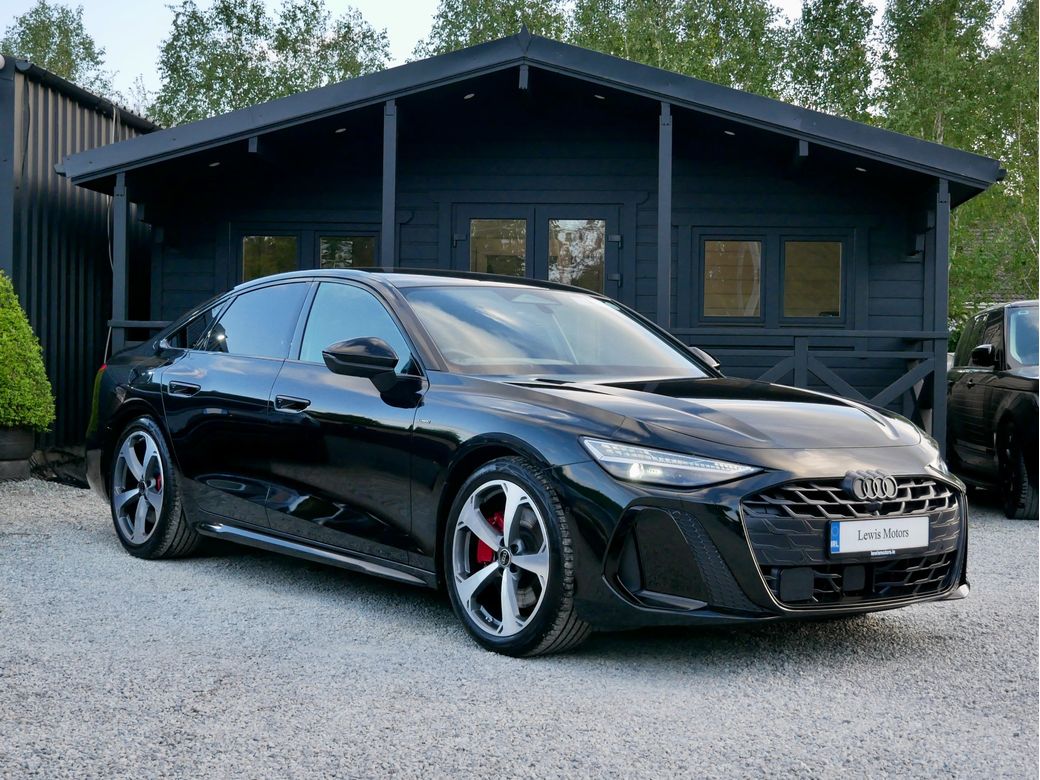 Image for 2026 Audi A6 E-HYBRID QUATTRO EDITION 1, HIGH SPEC, NEW SHAPE, 299BHP, BANG & OLUFSEN, PASSENGER DISPLAY, ADAPTIVE CRUISE CONTROL, HUD, MIDNIGHT GREEN, MATRIX LIGHTS, EXTERIOR BLACK PACK