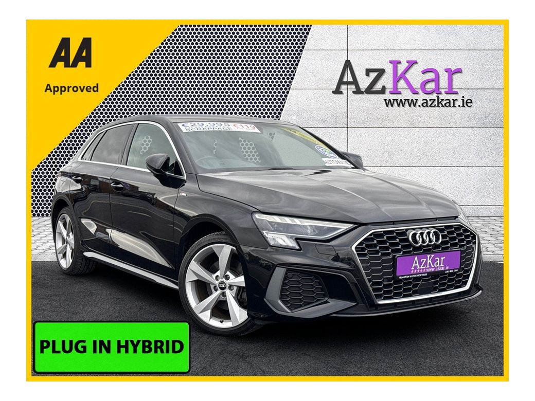 Image for 2021 Audi A3 2021 S LINE AUTOMATIC 40 1.4 TFSI PHEV HYBRID 5DR €146 P/W WITH NO CASH DEPOSIT 10 DAY SALE NOW ON!!