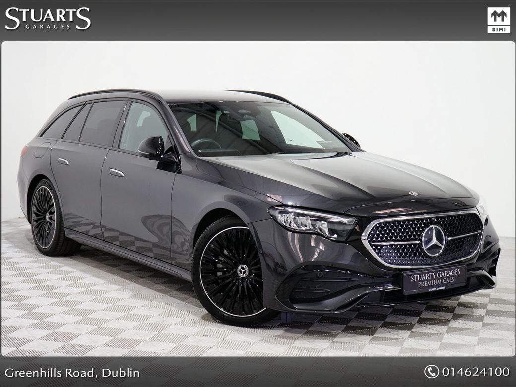 Image for 2026 Mercedes-Benz E Class 300e AMG URBAN EDITION PHEV ESTATE: SELENITE BLACK METALLIC, BLACK ARTICO AND SUEDE INTERIOR: 20” ALLOYS, REAR CAMERA, HEATED SEATS, KEYLESS ENTRY