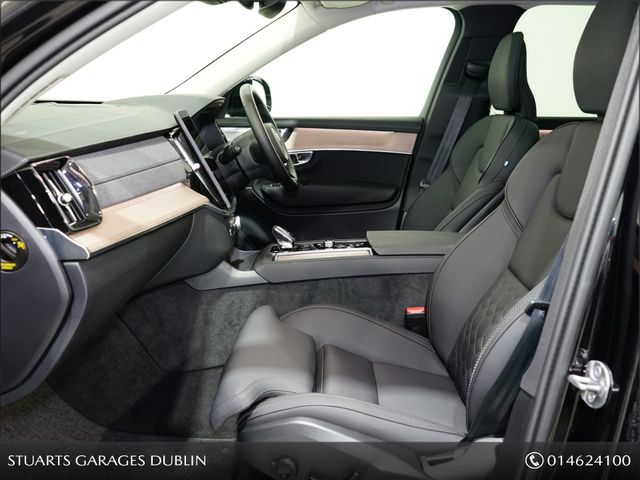 Image for 2025 Volvo XC90 PLUS DARK: ONYX BLACK WITH BLACK LEATHER, PANORAMIC ROOF, AIR SUSPENSION, HARMAN KARDON, MEMORY SEATS, 360 CAMERA