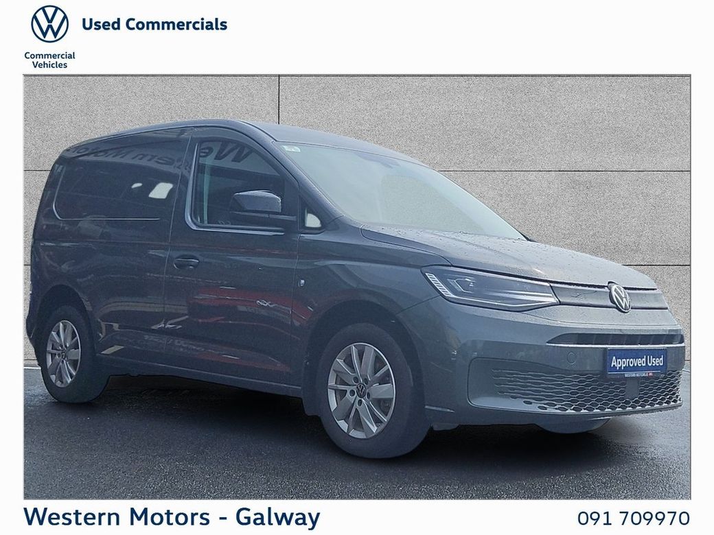 Image for 2024 Volkswagen Caddy Edition 122HP Auto, Alloys, App Connect, Towbar, Serviced & Tested.