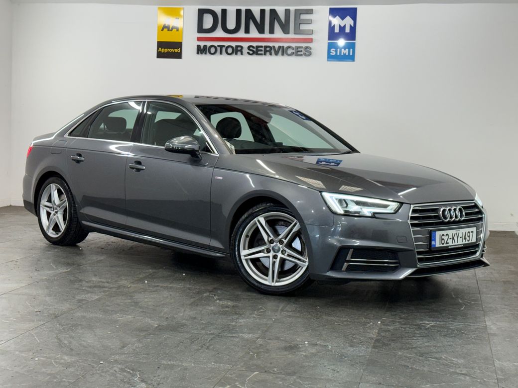Image for 2016 Audi A4 **S-LINE ULTRA EDITION **2 KEYS **BANG OLUFSEN SPEAKERS **MULTI FUNCTION STEERING WHEEL **MULTI FUNCTION CENTRE CONSOLE **MILTIPLE DRIVE MODES **DUAL DIGITAL CLIMATE CONTROL **REAR DIGITAL CLIMATE CON