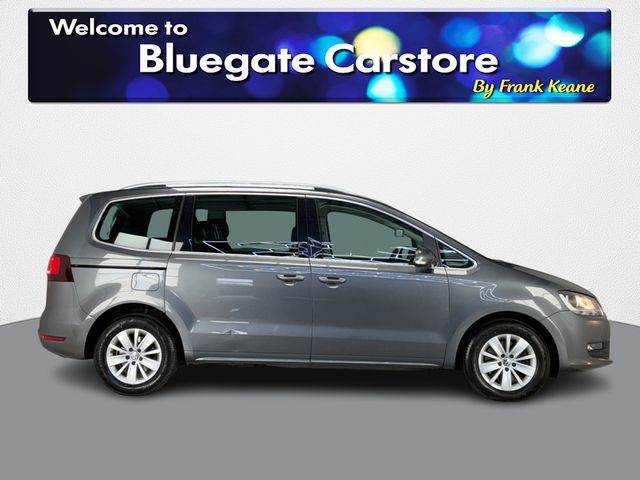 Image for 2018 Volkswagen Sharan BLUEMOTION 2.0 TDI MANUAL 150HP **FULL BLACK CLOTH INTERIOR**INFOTAINMENT SCREEN**REVERSE CAMERA**PARKING SENSORS**SLIDING REAR DOORS**16 INCH ALLOYS**ELECTRIC HANDBRAKE**AUTOHOLD**ISOFIX**