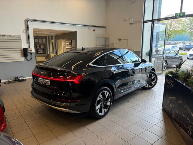 Image for 2020 Audi e-tron Sportback Coupe 50 230KW Q Sport 5D. Tax & NCT, 2Keys, CarPlay, Reverse Cam, MFSW, Cruise Control, Full Leather, Full Electrics, Parking Sensors, Alloy Wheels, Dual Climate Control, Heated Seats