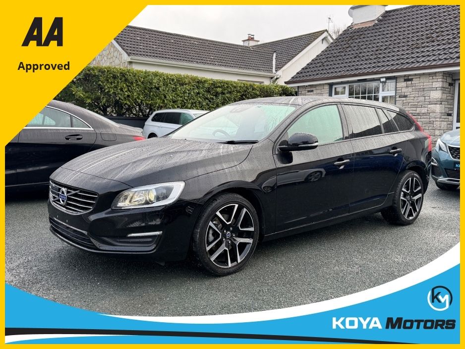 Image for 2017 Volvo V60 2.0 D4 DYNAMIC PLUS 190 BHP DIESEL AUTOMATIC // FULL HEATED LEATHER // REVERSING CAMERA // CRUISE CONTROL // LANE ASSIST // COLLISION WARNING SYSTEM // UPGRADED SPORT ALLOYS