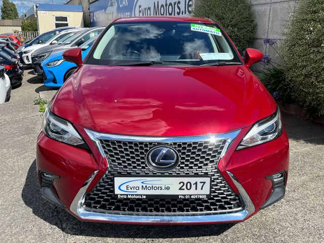 Image for 2017 Lexus CT 200h VERSION C AUTOMATIC HYBRID 1.8 PETROL //HIGH SPEC//HALF LEATHER ELECTRIC HEATED SEATS//HEATED STEERING WHEEL//ADAPTIVE CRUISE CONTROL//KEYLESS ENTRY//REVERSE CAMERA//