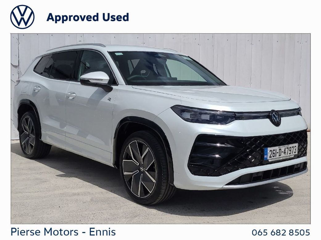 Image for 2026 Volkswagen Tayron 1.5 TSI 204PS R-Line 75 PHEV DSG - ORYX WHITE