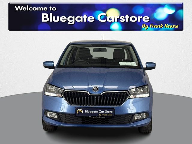 Image for 2019 Skoda Fabia AMBITION 1.0 MPI 75HP 4DR **FULL BLACK CLOTH INTERIOR**SEMI DIGITAL DASH**TOUCHSCREEN INFOTAINMENT SCREEN**SUNGLASSES HOLDER**MANUAL HANDBRAKE**ISOFIX**USB CHARGING PORT**SPARE TYRE**BLUETOOTH AUDIO**