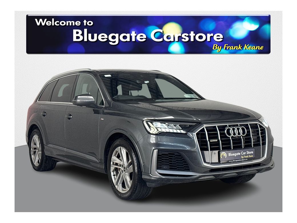 Image for 2020 Audi Q7 3.0 S LINE 55 E QUATTRO**FRONT HEATED ELECTRIC MEMORY SEATS**BLACK LEATHER INTERIOR**ELECTRIC TAILGATE**TOUCH SCREEN CLIMATE CONTROL**REVERSE CAMERA**PARKING SENSORS**APPLE CARPLAY**FINANCE AVAILABLE*