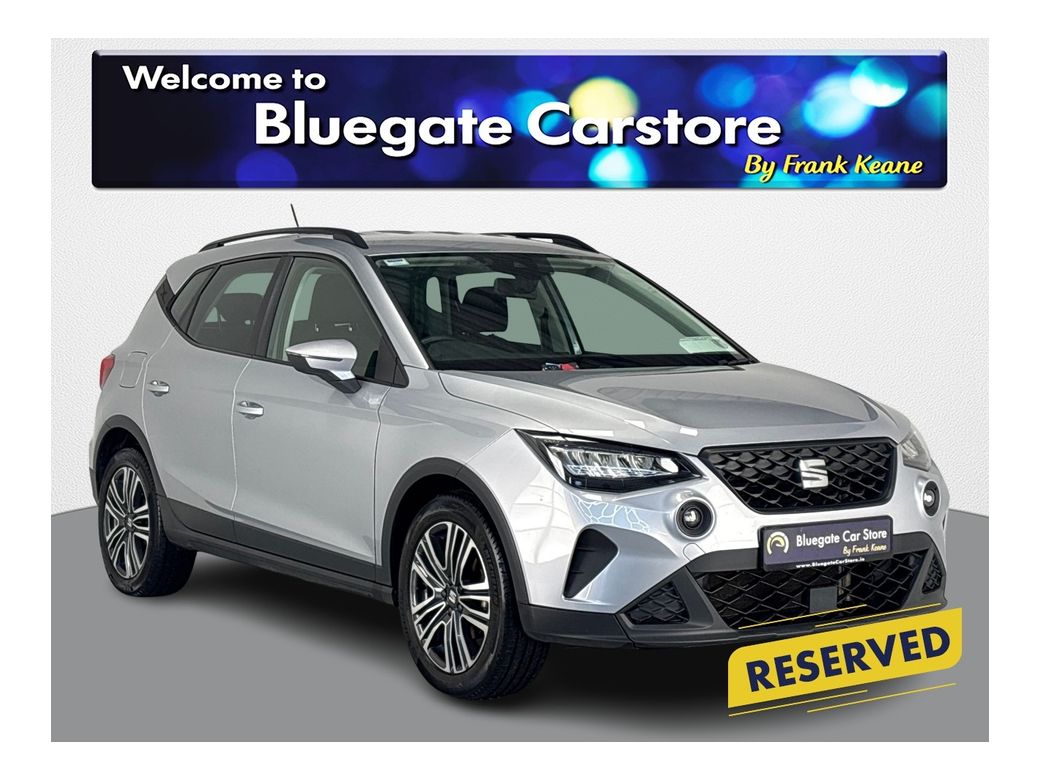 Image for 2022 SEAT Arona 1.0 TSI 95BHP**MULTIFUNCTIONAL STEERING WHEEL**TOUCH SCREEN MEDIA DISPLAY**PARKING SENSORS**BLACK CLOTH INTERIOR**APPLECARPLAY/ANDROID AUTO**AIR CONDITIONING**FINANCE AVAILABLE**