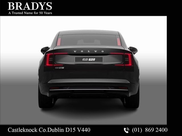 Image for 2026 Volvo ES90 Single Motor Extended Range Electric Plus--Electrochromic Panoramic Roof, Tinted Rear Windows, Bright Trim, 22" Wheels--From €838 p/m