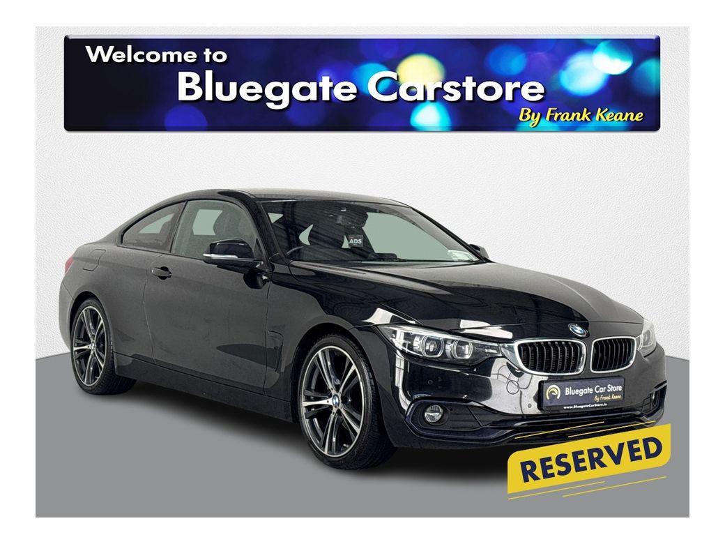 Image for 2017 BMW 4 Series D F32 SPORT 2DR AUTO**NAVY LEATHER INTERIOR**DIGITAL MEDIA DISPLAY**FRONT HEATED SEATS**DUAL CLIMATE CONTROL**BLUETOOTH**PARKING SENSORS**DRIVE MODES**ISOFIX**FINANCE AVAILABLE**