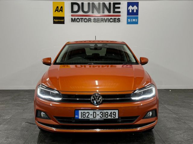 Image for 2018 Volkswagen Polo **HIGHLINE MODEL**VERY LOW MILEGE **APPLE CAR PLAY **ANDROID CAR PLAY **2 KEYS **16'' BRUSHED SILVER WHEELS **MULTI FUNCTION STEERING WHEEL **AUTO HEAD LIGHTS **AUTO WIPERS **BLACK FABRIC SEATS **