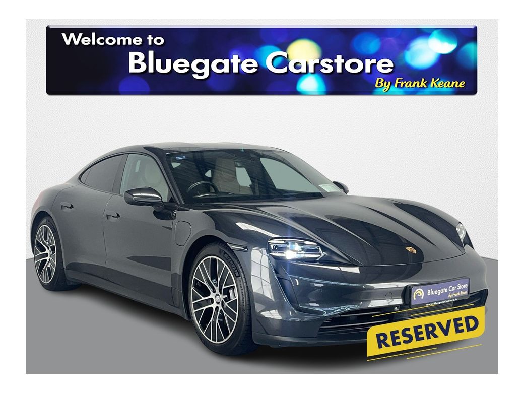 Image for 2021 Porsche Taycan **20 INCH ALLOYS**NEW NCT**FULL LEATHER INTERIOR**FRONT HEATED ELECTRIC SEATS**TOUCH SCREEN INFOTAINMENT**APPLE CARPLAY**SATNAV**REVERSE CAMERA**ELECTRIC TAILGATE**DRIVE MODES**FINANCE AVAILABLE**