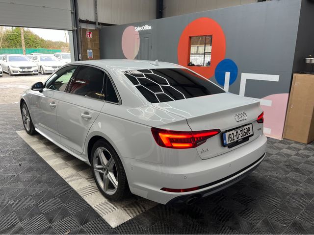 Image for 2018 Audi A4 €23950 2018 AUDI A4 TFSI SPOILER SLAI 2.0 AUTOMATIC / CRUISE CONTROL / 360° CAMERA / ELECTRIC HEATED SEATS / PADDLE SHIFTERS AND MORE