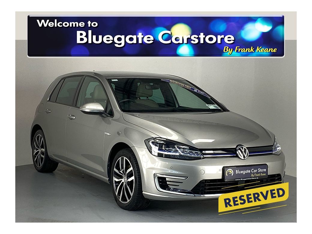 Image for 2019 Volkswagen E-Golf EV E1F 136BHP 5DR AUTO**FULL CREAM LEATHER INTERIOR**ADAPTIVE CRUISE CONTROL**HEATED SEATS**DIGITAL CLIMATE CONTROL**FRONT & REAR PARKING SENSORS**REVERSINING CAMERA**TINTED WINDOWS **HISTORY CHECKED*