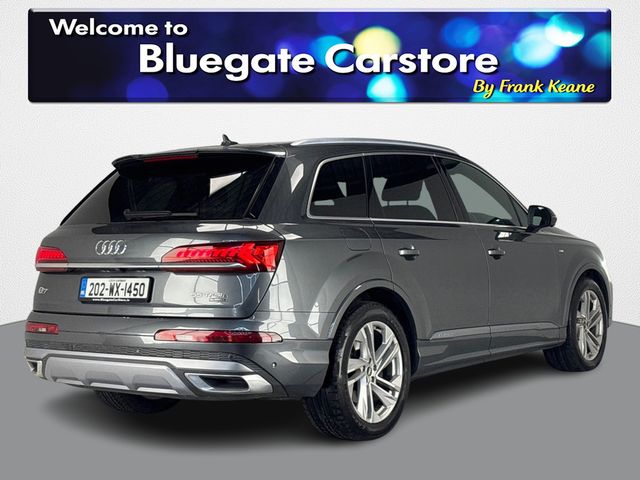 Image for 2020 Audi Q7 3.0 S LINE 55 E QUATTRO**FRONT HEATED ELECTRIC MEMORY SEATS**BLACK LEATHER INTERIOR**ELECTRIC TAILGATE**TOUCH SCREEN CLIMATE CONTROL**REVERSE CAMERA**PARKING SENSORS**APPLE CARPLAY**FINANCE AVAILABLE*