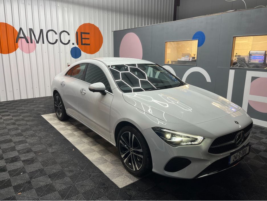 Image for 2024 Mercedes-Benz CLA Class €42950! 2024 MERCEDES-BENZ CLA200D 2.0 AUTOMATIC / CRUISE CONTROL / 360° PARKING CAMERA / ELECTRIC MEMORY & HEATED SEATS / PADDLE SHIFTERS / AMBIENT LIGHTS