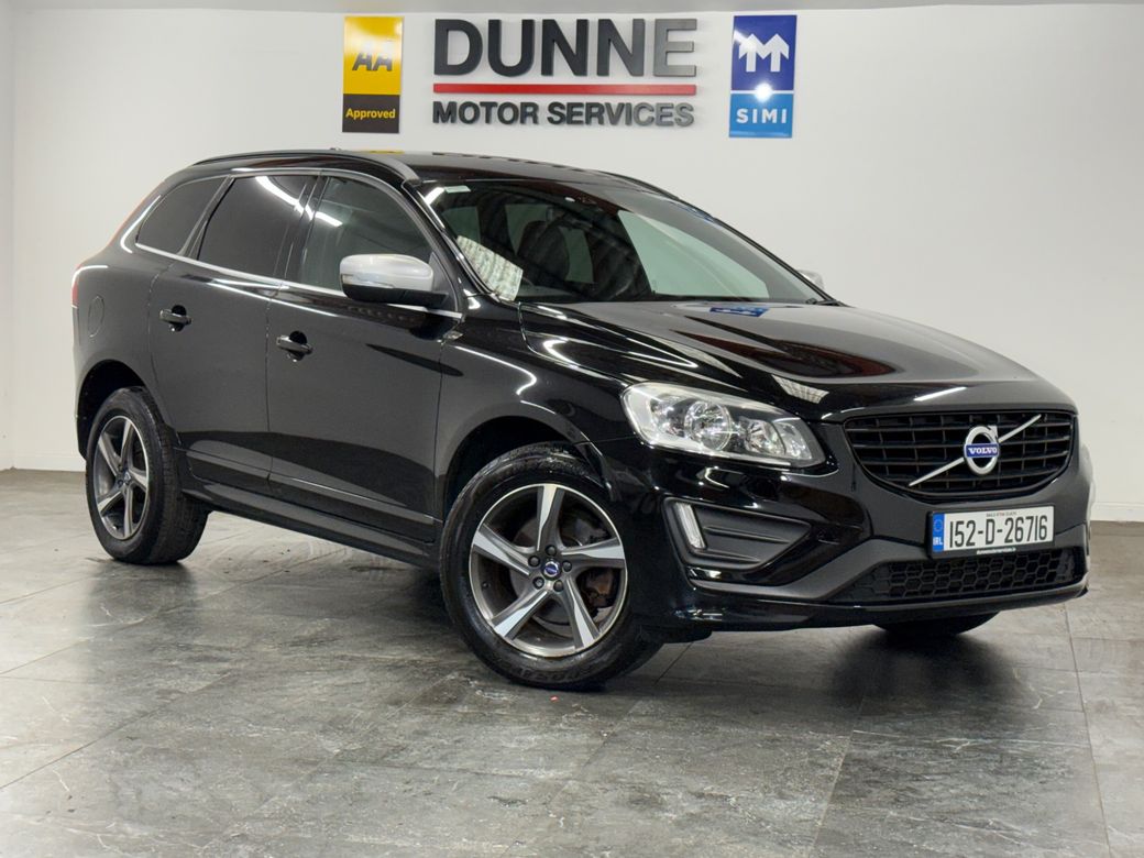 Image for 2015 Volvo XC60 **D4 **R-DESIGN **181BHP **DIGITAL CLUSTER **HEATED HALF LEATHER HALF ALCANTARA SEATS **DIGITAL RADIO **HEATED HALF LEATHER HALF ALCANTARA SEATS **CRUISE CONTROL **LED HEADLIGHTS / TAILIGHTS **18" DIA
