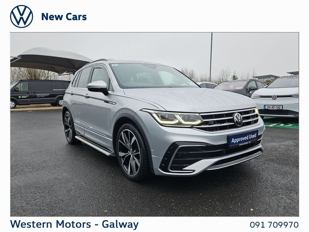 Image for 2022 Volkswagen Tiguan R Line 2.0 Tdi 150 Bhp, Fully Loaded, Panoramic Roof, Side Skirts, Elec Bootlid, Upgrade Alloys, Upgrade LED Lights, Rear Camera + much more