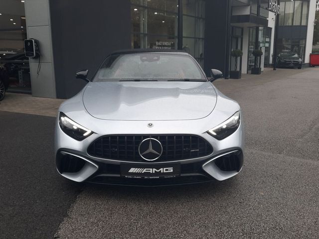 Image for 2023 Mercedes-Benz SL Class AMG SL55 V8 Bi-Turbo 4Matic Premium Plus--Upgraded Alloy Wheels, Night Pack, Burmester Sound, Memory Seats, Heads-Up Display, Carbon Trim, and More