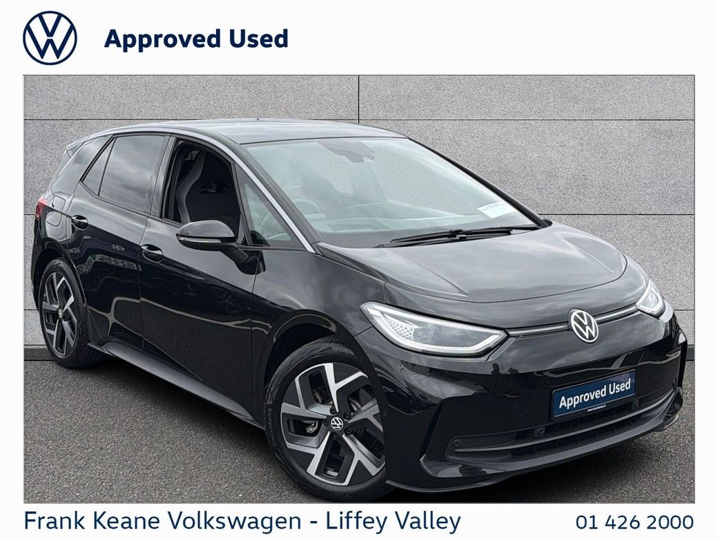 Image for 2025 Volkswagen ID.3 58KWH MAX PRO 204BHP *GRENADILA BLACK METALLIC* *IQ HEADLIGHTS* *REAR VIEW CAMERA* *PRIVACY GLASS* *CARPLAY & ANDROID AUTO* *BATTERY CERTIFIED* *PCP FINANCE AVAILABLE*