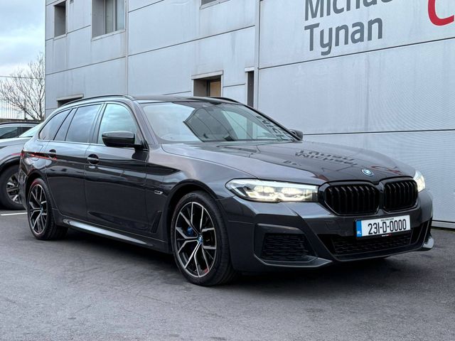 Image for 2023 BMW 5 Series 530e M Sport Pro Plug-In Hybrid Touring, 19” Diamond Cut Alloys, Privacy Glass, Black Leather, Heated Seats, CarPlay, Reverse Camera, Electric Tailgate - Trade in Price €42