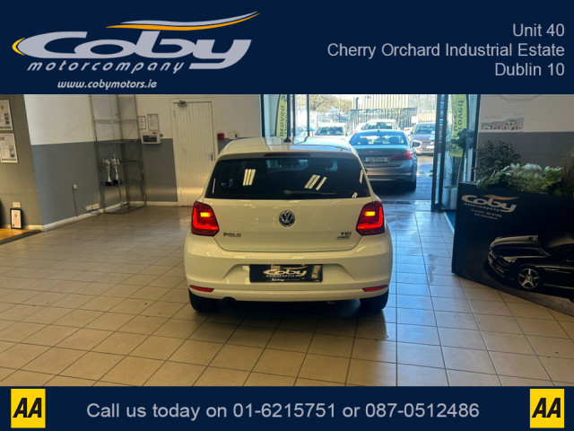 Image for 2016 Volkswagen Polo 1.2 TSI Comfortline Auto 5DRNew NCT done before collection, Alloy Wheels, Sat Nav, Mirror Link, Climate Control, Bluetooth, Auto Lights/Wipers, MFSW, Full Electrics and much more.