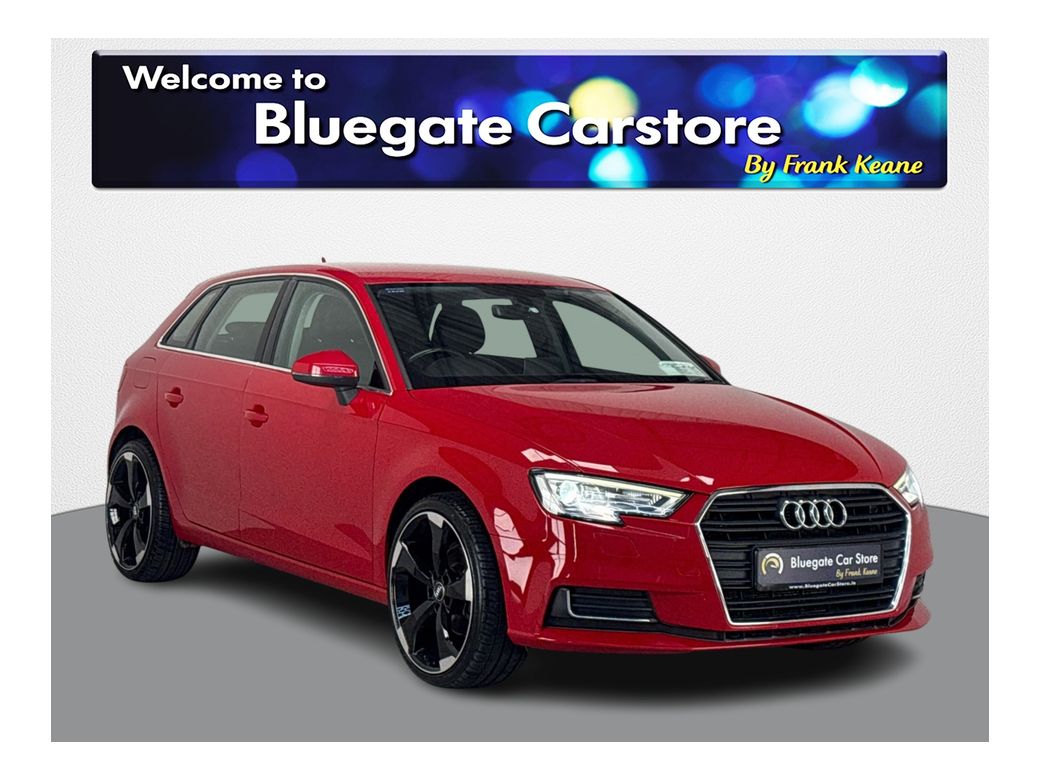 Image for 2017 Audi A3 SPORTBACK 1.6 TDI NEW 19' ALLOYS**HALF LEATHER INTERIOR**DIGITAL MEDIA DISPLAY**BLUETOOTH**PARKING SENSORS**MULTIFUNCTIONAL STEERING WHEEL**ELECTRIC HANDBRAKE**SEMI DIGITAL DASH**