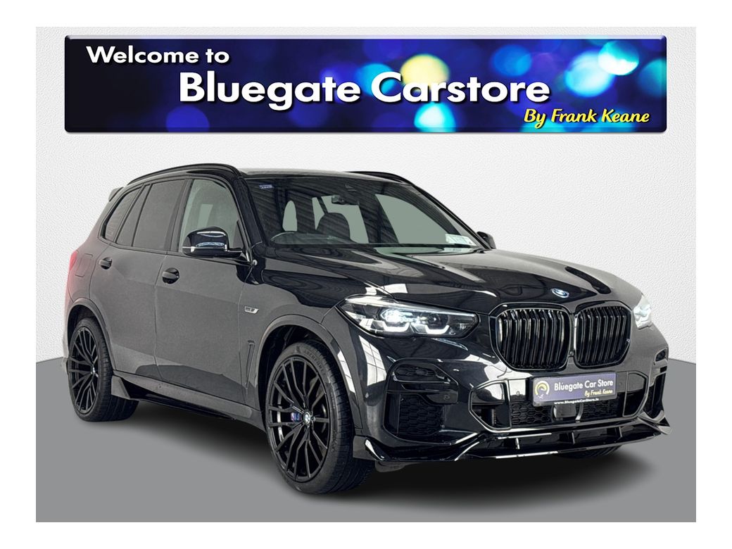 Image for 2022 BMW X5 XDRIVE45E M SPORT**PERFORMANCE KIT**NEW 22"ALLOYS**BLACK LEATHER INTERIOR**REVERSE CAMERA**PARKING SENSORS**DUAL CLIMATE CONTROL**APPLE CARPLAY**ELECTRIC TAILGATE**FINANCE AVAILABLE**