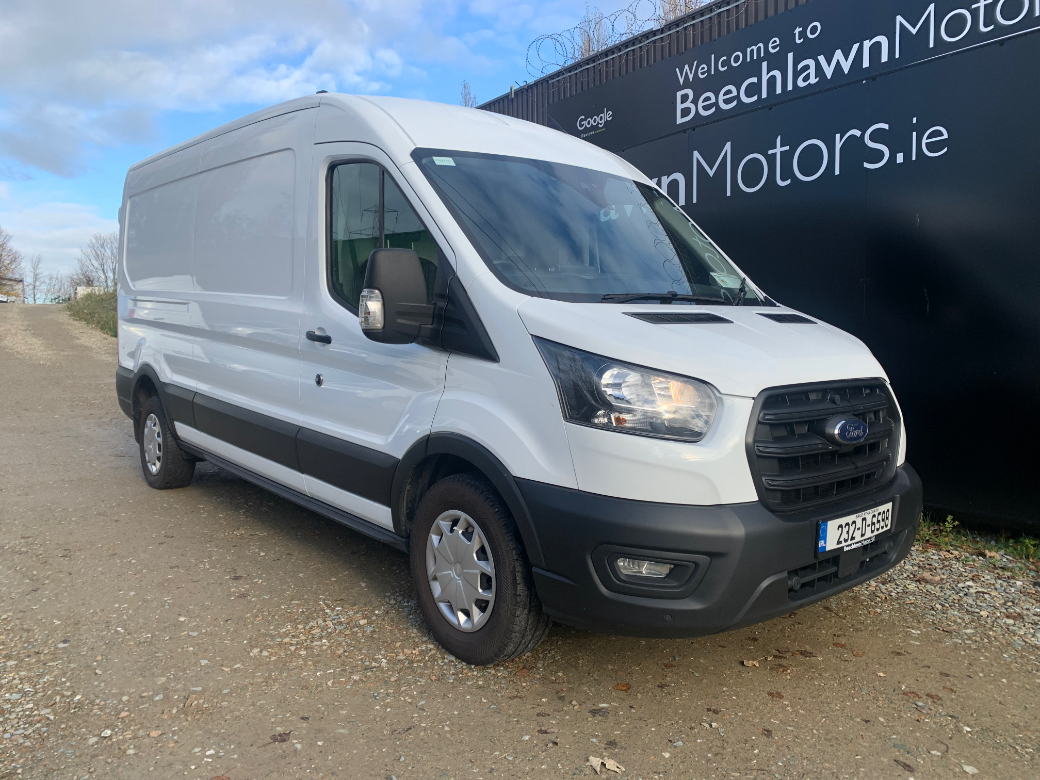 Image for 2023 Ford Transit 2.0 TDCI 130PS LWB MED ROOF FWD TREND // PRICE EXCL. VAT // ONE OWNER // 07/26 CVRT // PARKING SENSORS, CRUISE AND BLUETOOTH // 