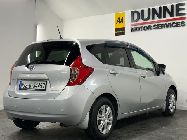 Image for 2015 Nissan Note **360 CAMERA**1.2 AUTO**LOW MILEAGE**LANE DEPARTURE WARNING**COLLISION WARNING**REAR CAMERA**BLUETOOTH STREAMING**TWO KEYS**FOLDING MIRRORS**WARRANTY**FINANCE AVAILABLE