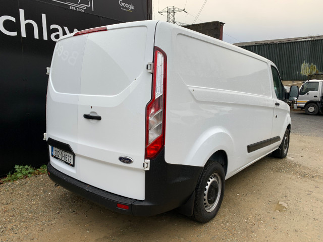 Image for 2020 Ford Transit Custom 2.0 TDCI 105 PS LWB VAN // PRICE EXCL. VAT // LOW MILEAGE // ONE OWNER // 07/26 CVRT // 