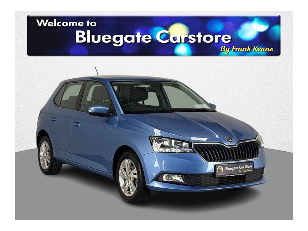 Image for 2019 Skoda Fabia AMBITION 1.0 MPI 75HP 4DR **FULL BLACK CLOTH INTERIOR**SEMI DIGITAL DASH**TOUCHSCREEN INFOTAINMENT SCREEN**SUNGLASSES HOLDER**MANUAL HANDBRAKE**ISOFIX**USB CHARGING PORT**SPARE TYRE**BLUETOOTH AUDIO**