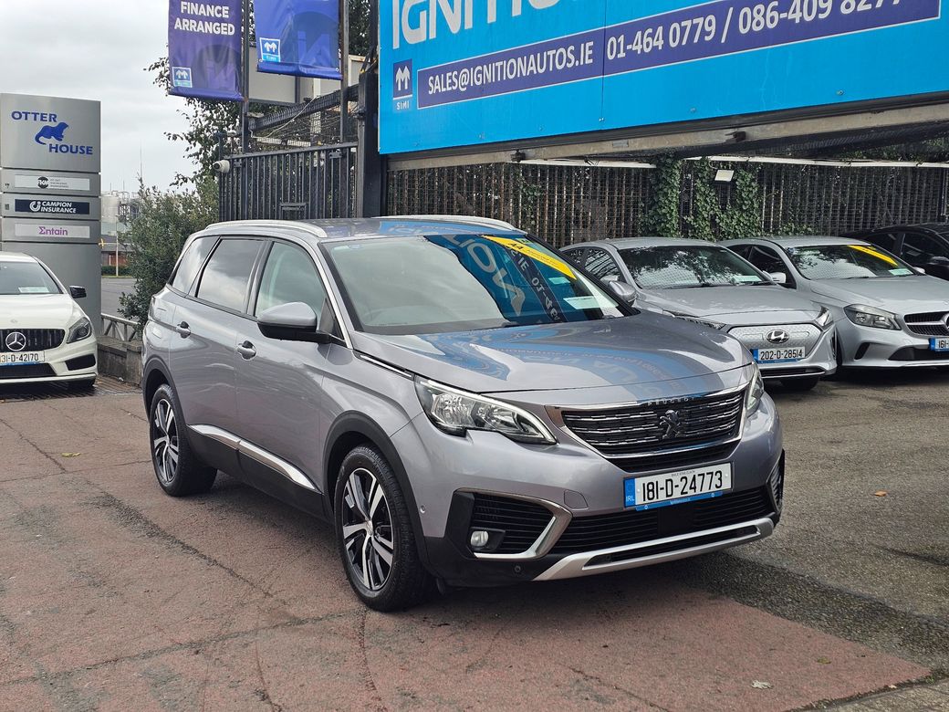 Image for 2018 Peugeot 5008 1.2 PETROL, ALLURE MODEL, FULL SERVICE HISTORY, WET BELT DONE, FINANCE, WARRANTY, 5 STAR REVIEWS